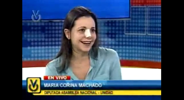 Maria Corina Machado en La Entrevista por Venevisión