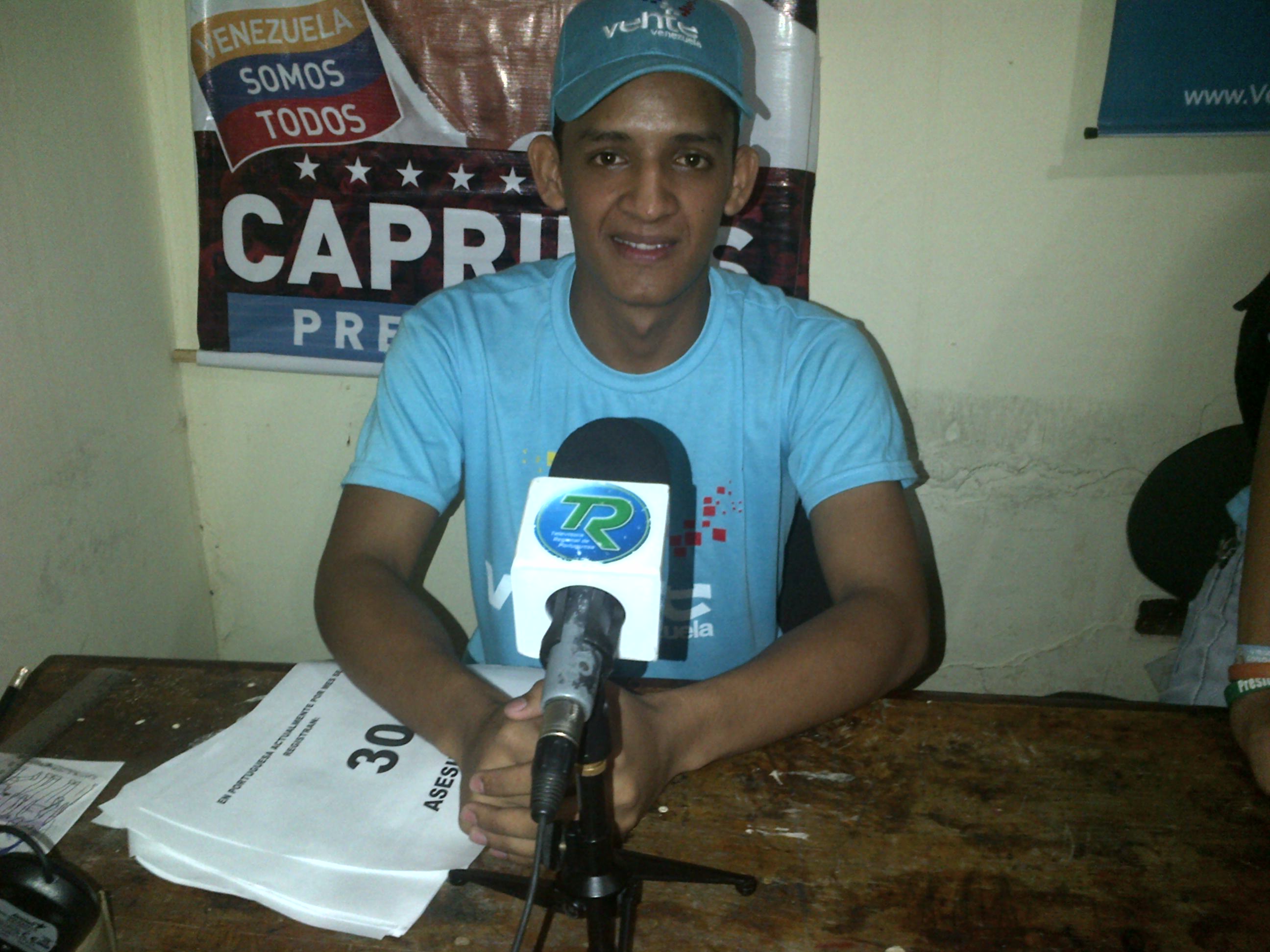 Javier Timaure, Coordinador Municipal de Vente Joven Guanare