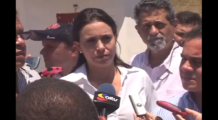Declaraciones María Corina Machado sede del CRP de Amuay – Punto Fijo