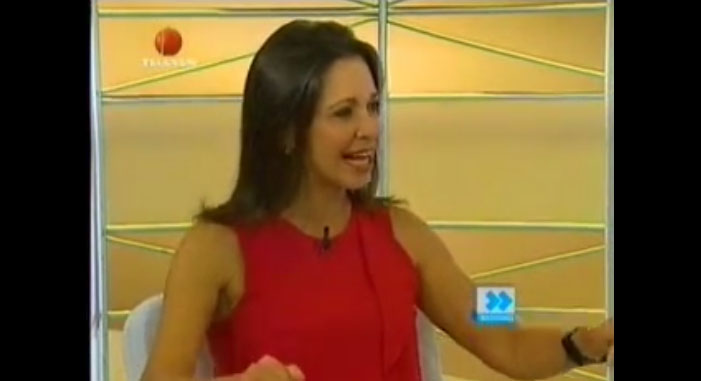 María Corina Machado con Carlos Croes por Televén