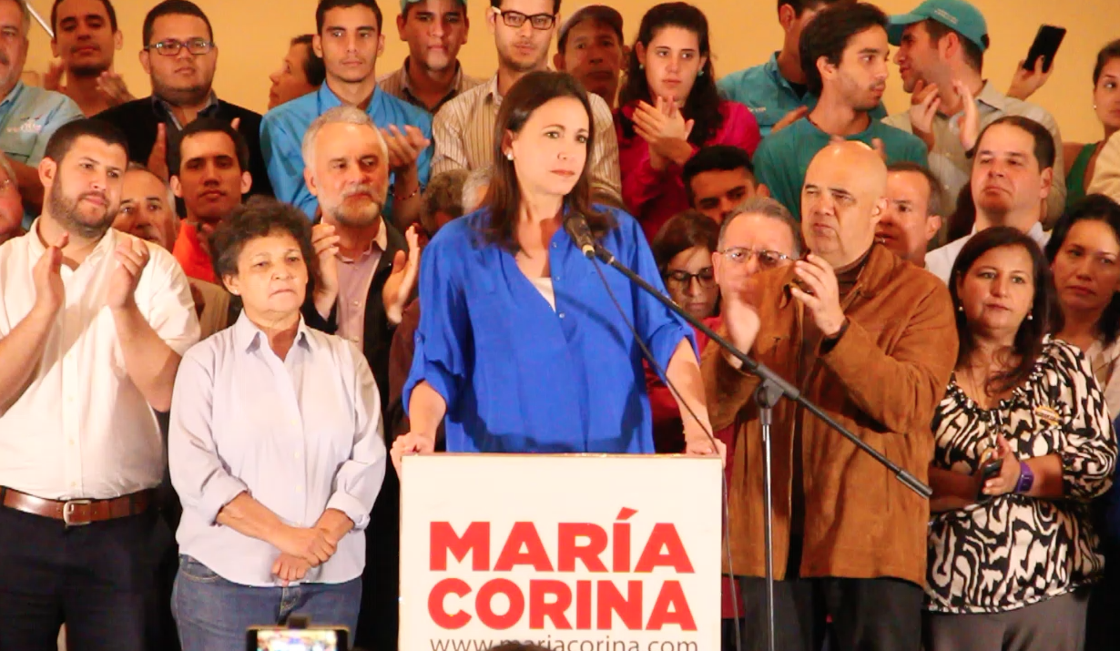 Respuesta de María Corina Machado ante inhabilitación