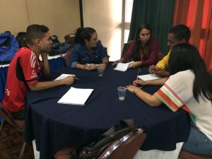 Los jóvenes de Vente Venezuela compartieron con miembros de otros partidos e ideologías.