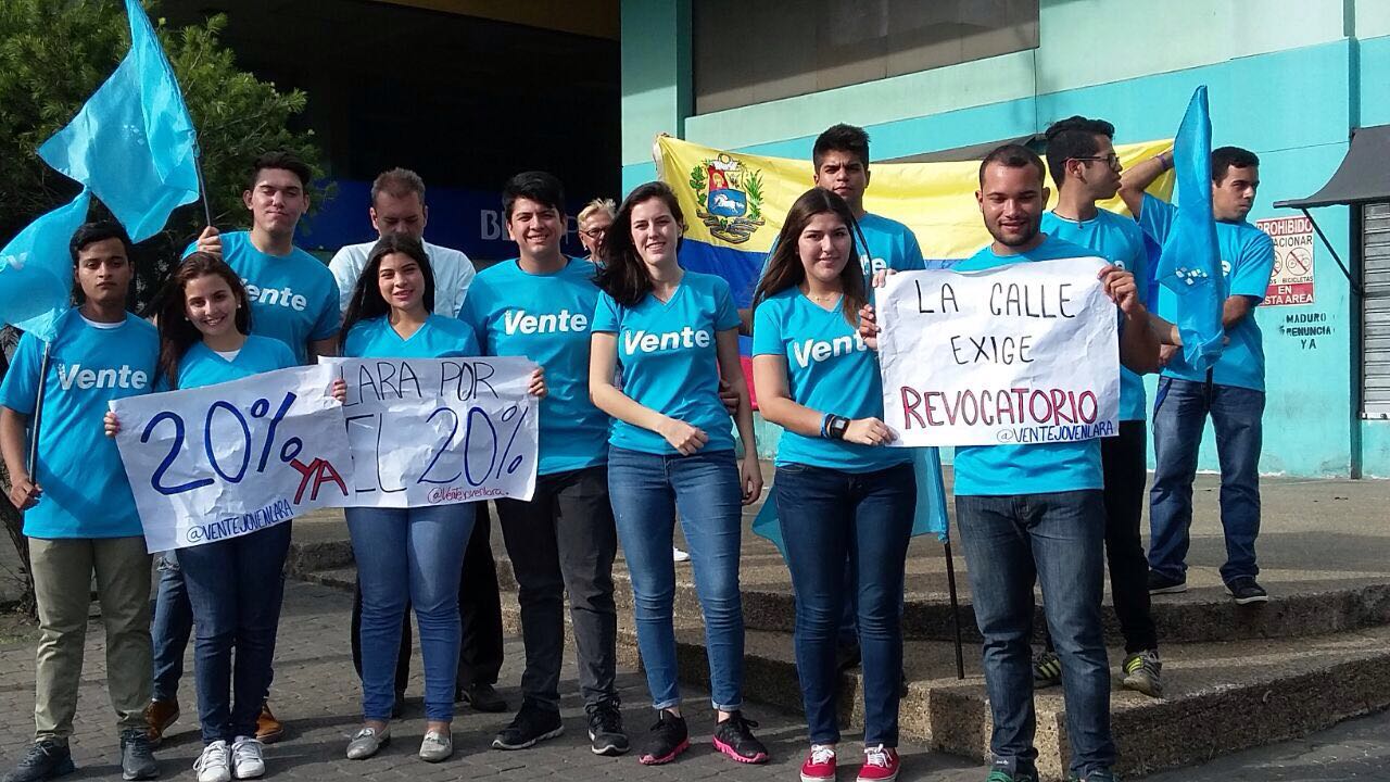 Vente Joven en Lara: Solo en las calles lograremos la salida de Maduro en 2016