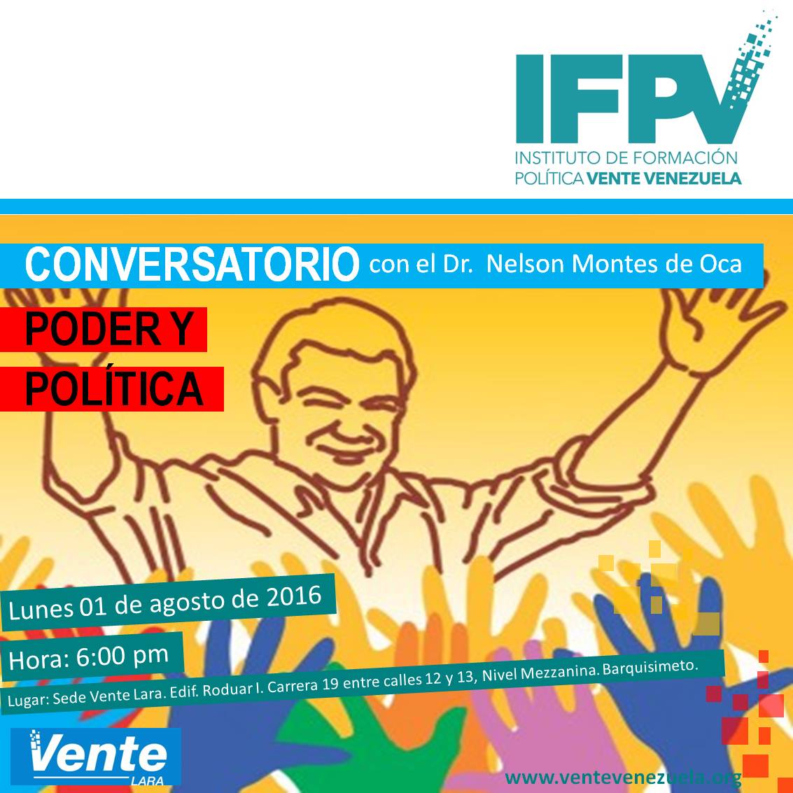 Vente Venezuela en Lara: Participación de partidos es necesaria en los procesos de cambio