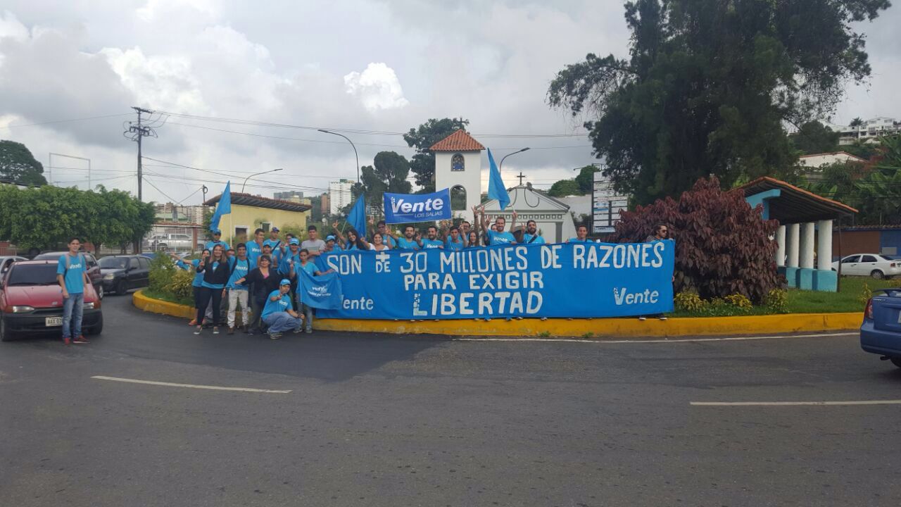 Jóvenes de Vente Venezuela en Miranda: No asistiremos a un proceso electoral en  2017 que solo beneficie al PSUV
