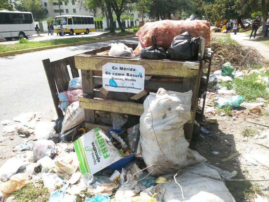 Vente Venezuela en Mérida: En Venezuela se come basura por crisis en el país
