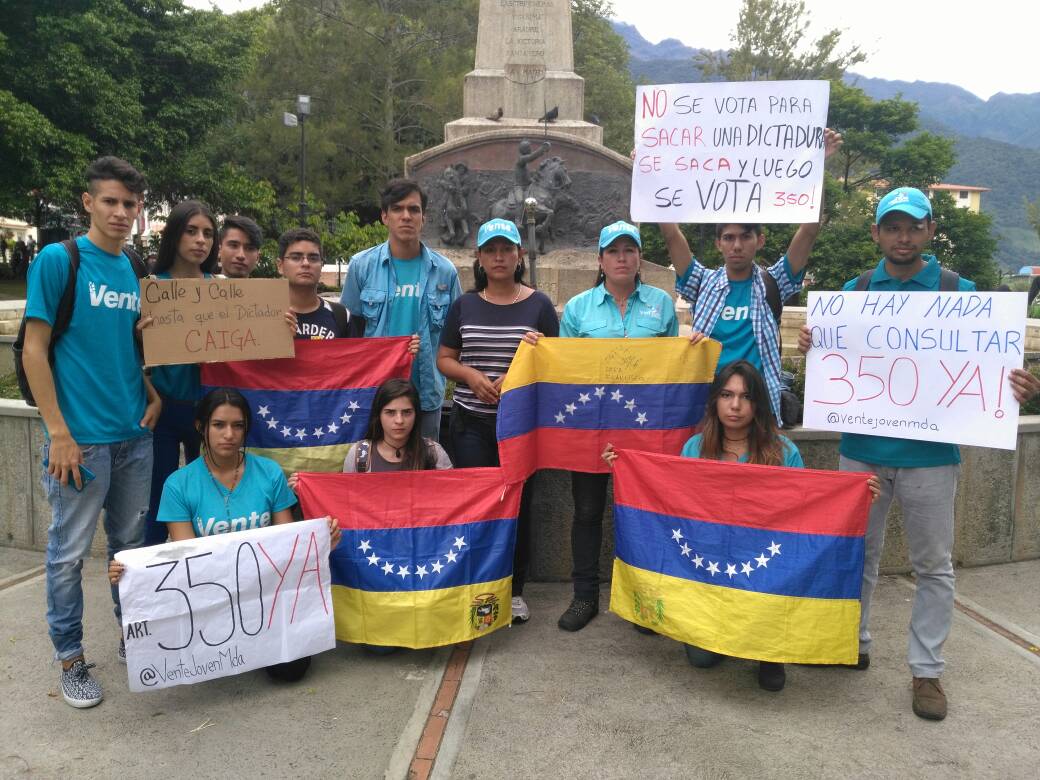 Vente Venezuela en Mérida: Nos decidimos por la Libertad