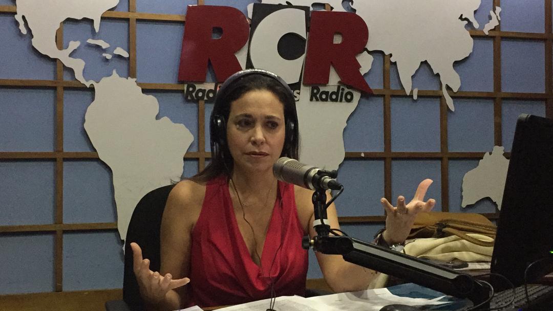 Machado: La constituyente es una línea roja, aquí no hay nada que negociar