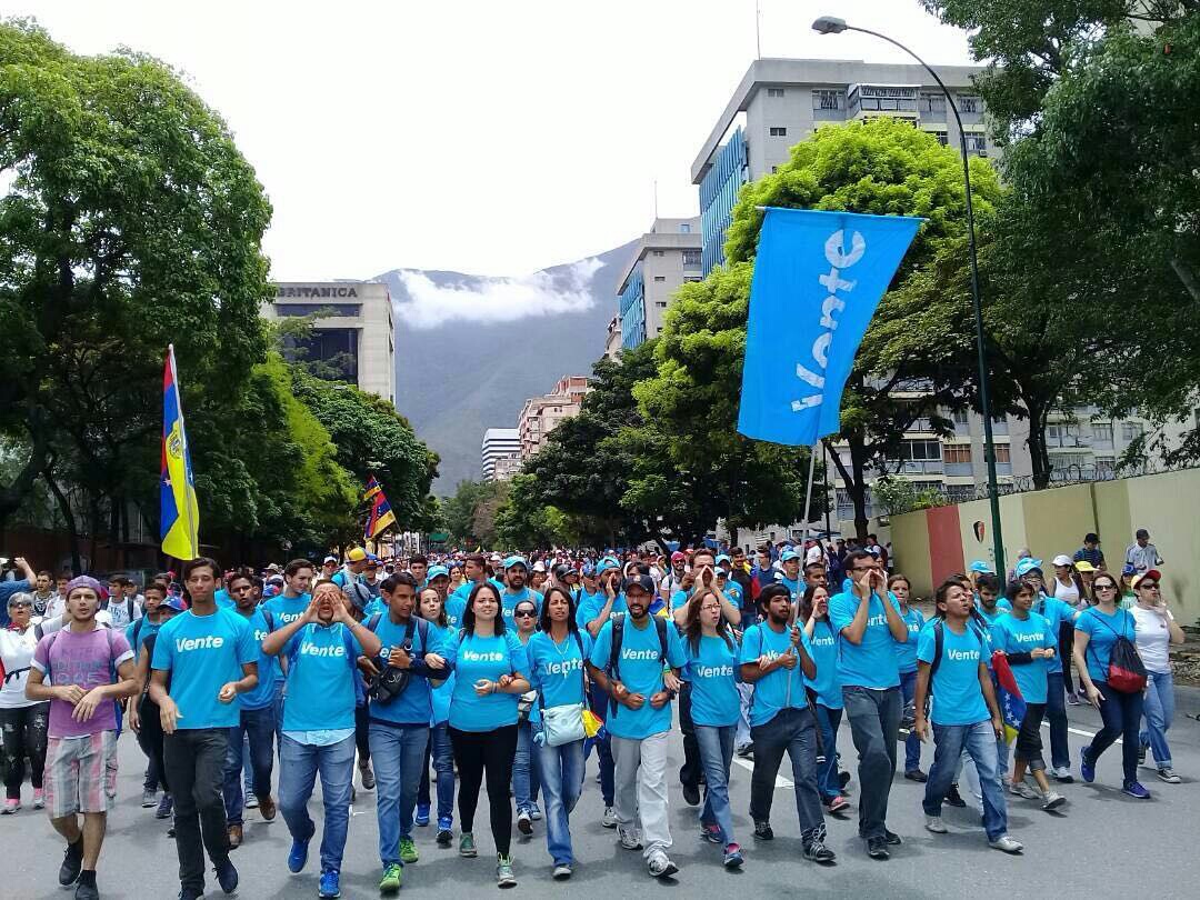 Jóvenes de Vente Venezuela aseguran que proceso del 22 de abril son elecciones internas del Psuv