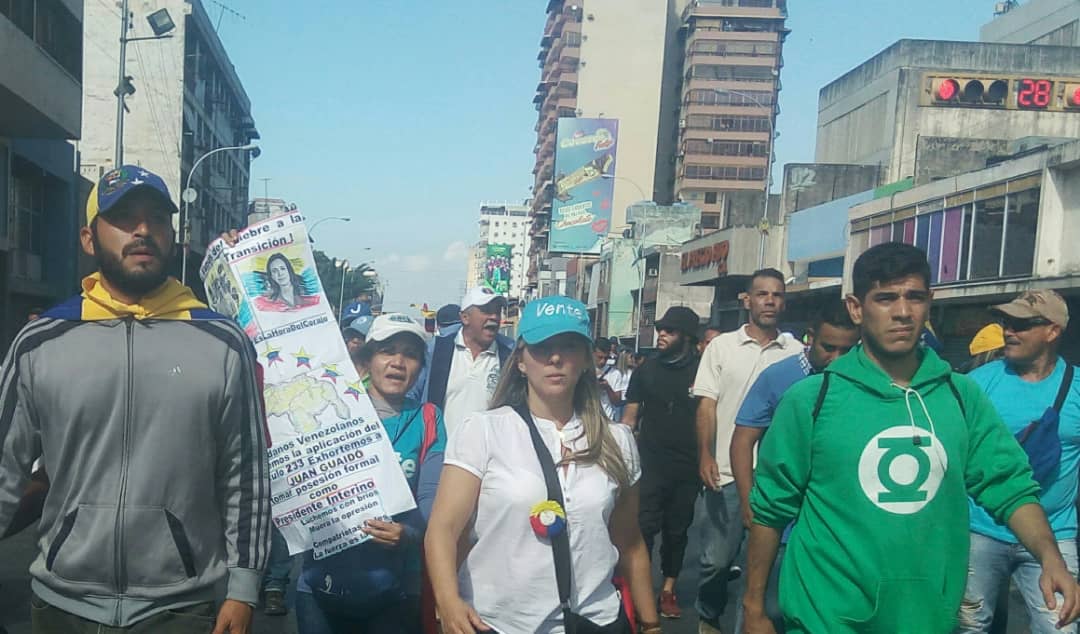 María Teresa Clavijo desde marcha en Maracay: Hemos demostrado en las calles que somos mayoría