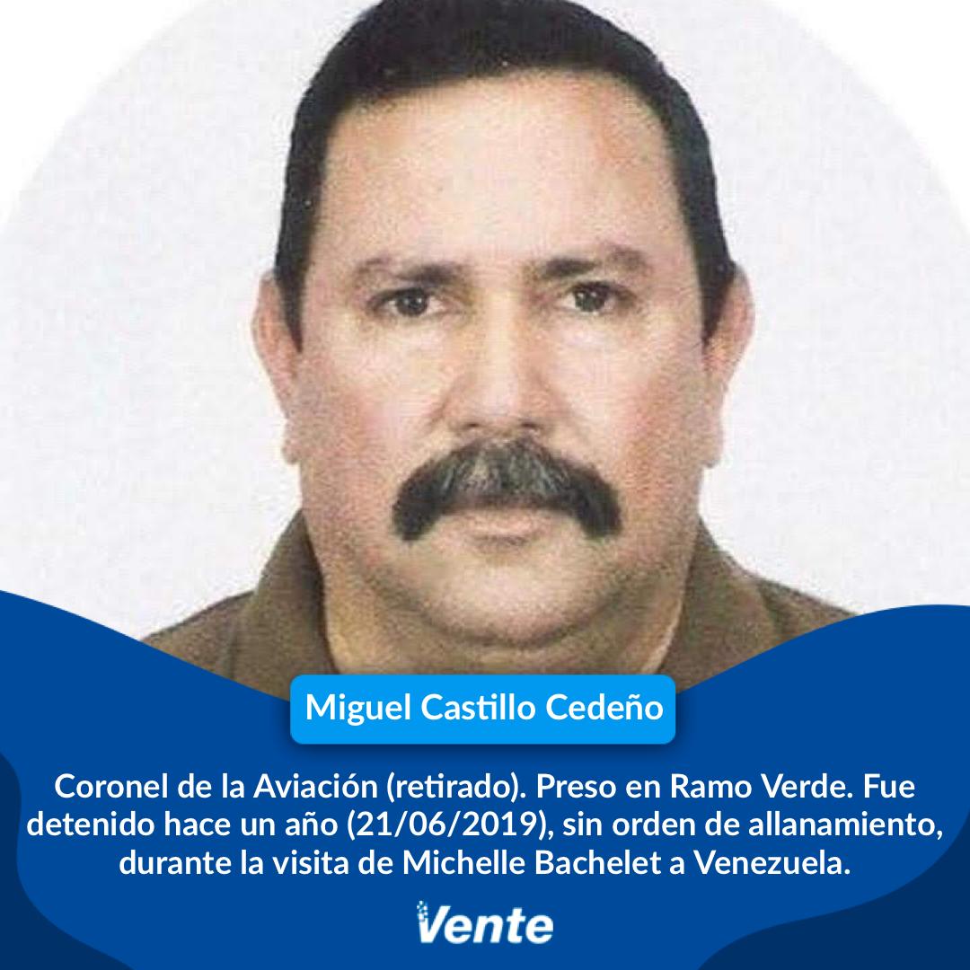 Miguel Castillo Cedeño, un padre que cumple hoy un año secuestrado por el régimen