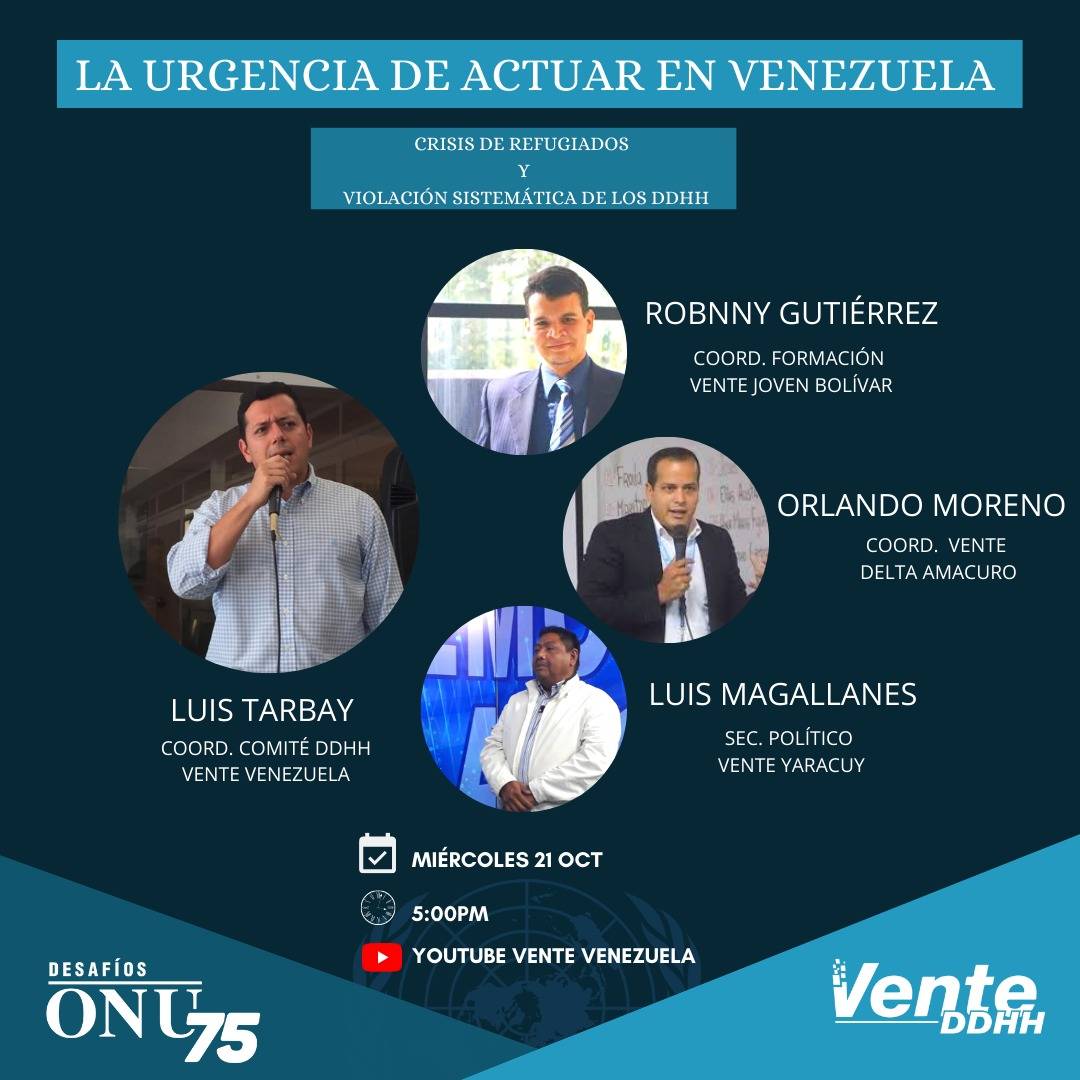Miembros del Comité de DDHH de Vente Venezuela ratifican la urgencia de actuar para proteger a los venezolanos
