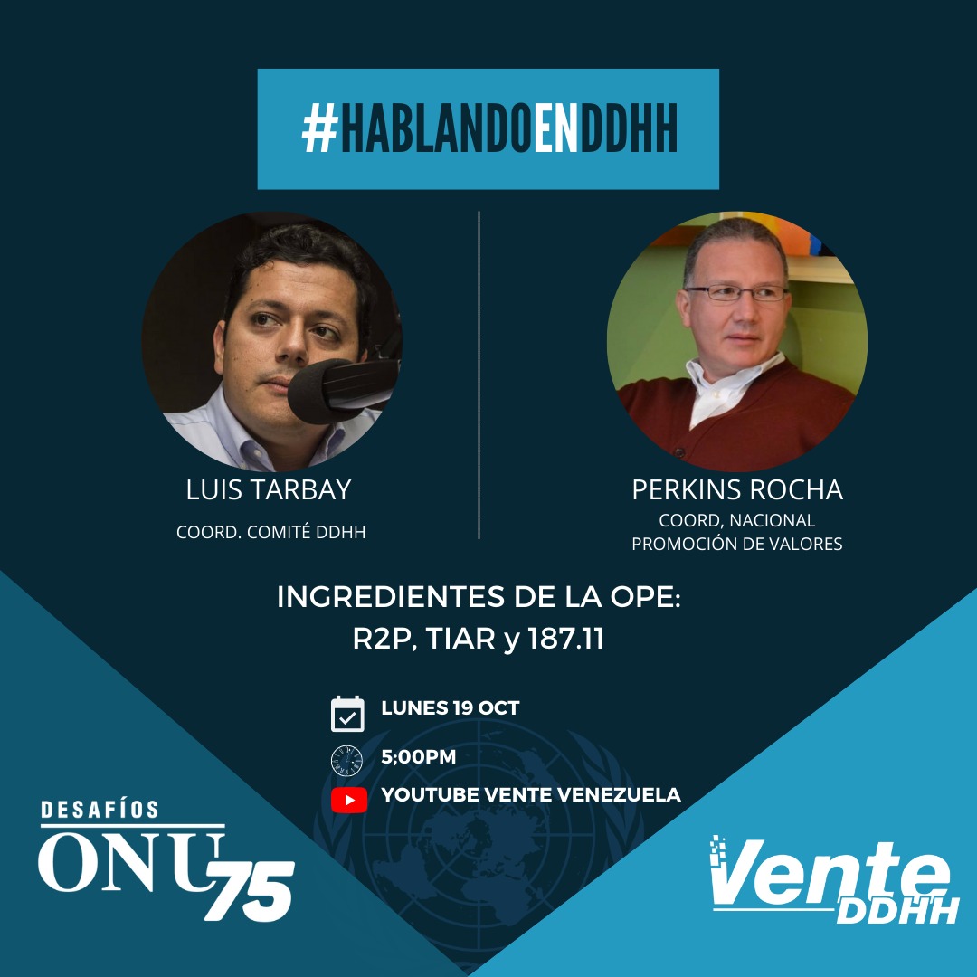 Perkins Rocha: No somos guerreristas por invocar la fuerza como salida política a los problemas venezolanos