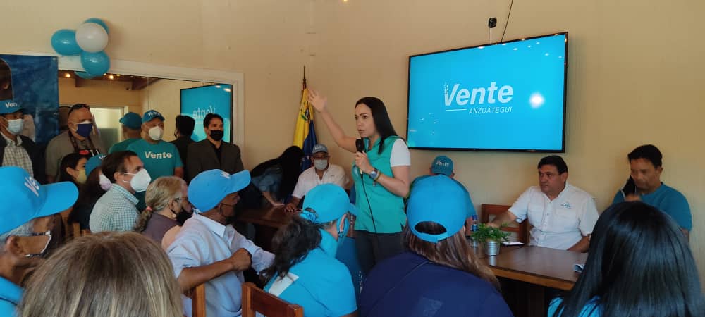 María Corina en Anzoátegui: Hoy, 5 de julio, transitamos un desierto, pero no estamos solos