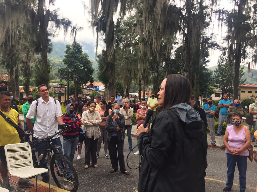 María Corina en Mérida: Ese acuerdo de cohabitación que plantean es acomodarse en la jaula