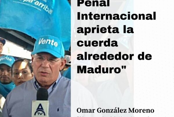 Omar González: La CPI aprieta la cuerda alrededor de Maduro