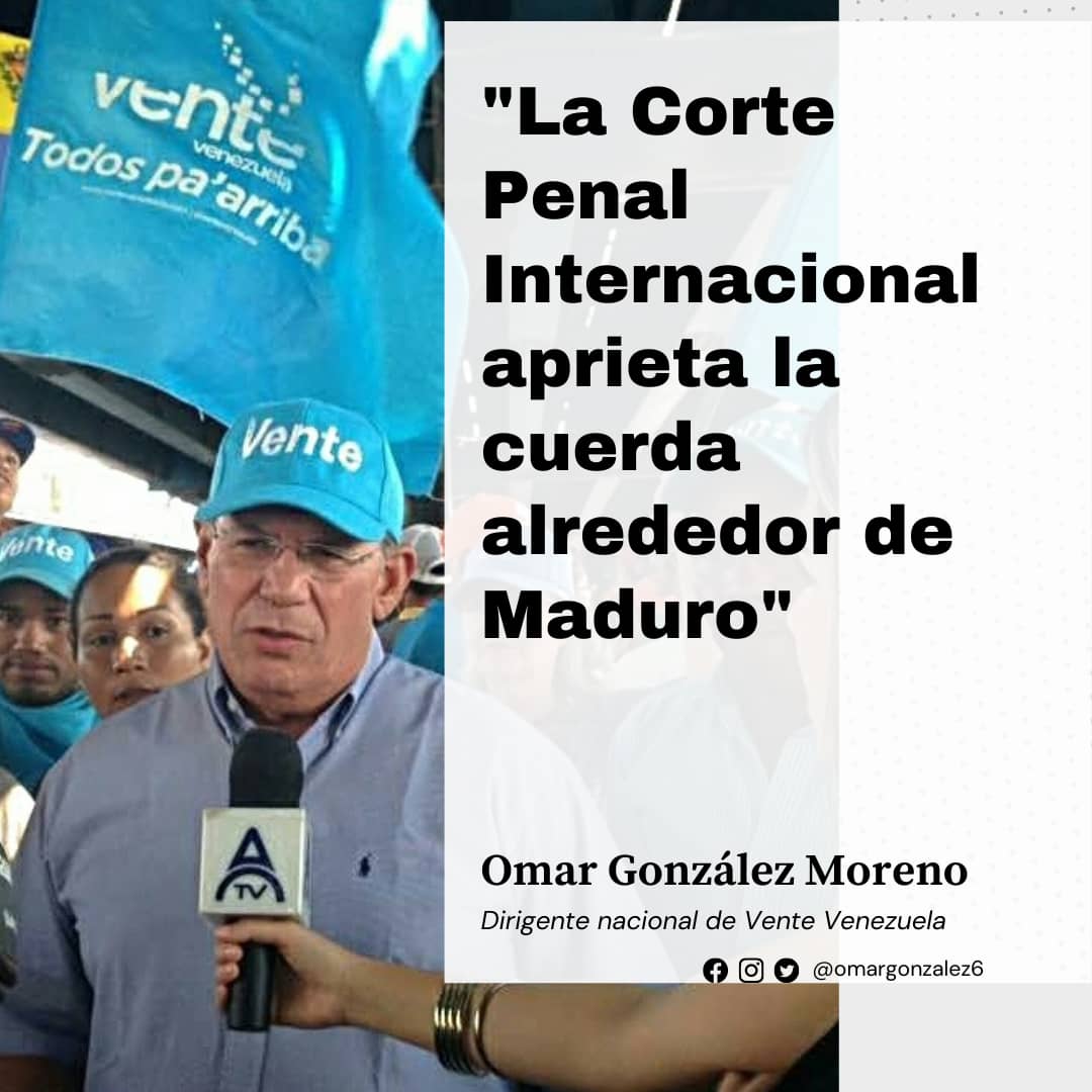 Omar González: La CPI aprieta la cuerda alrededor de Maduro
