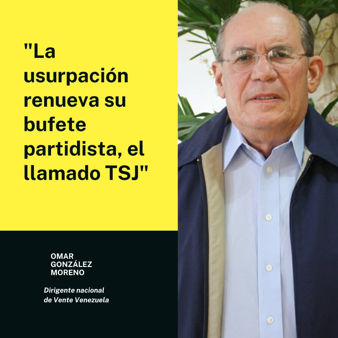 Omar González: Usurpación renueva su bufete partidista