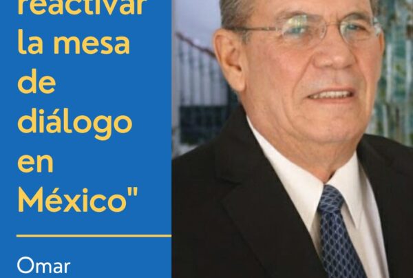 Omar González: Es inútil reactivar la mesa de diálogo en México