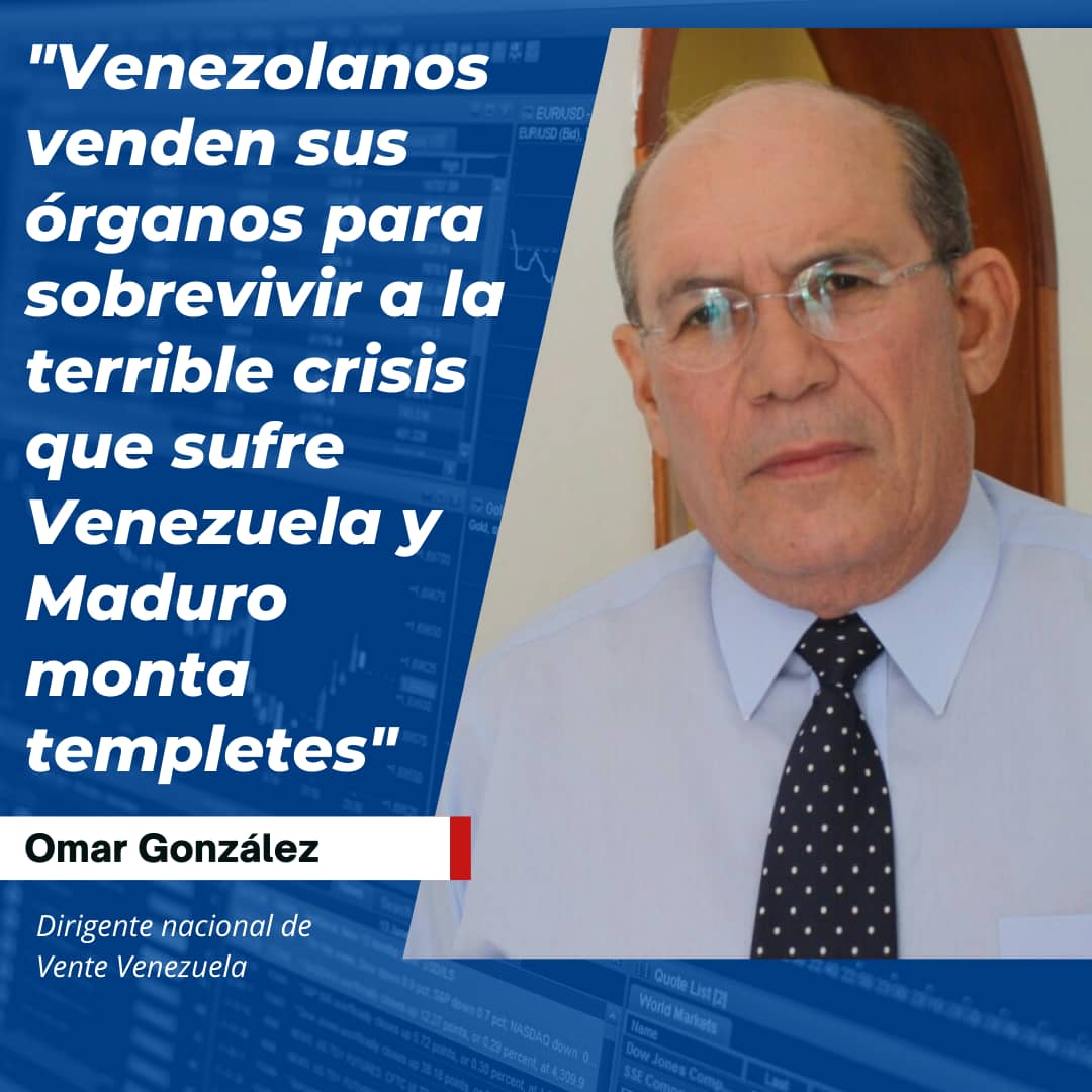 Omar González: Venezolanos venden sus riñones y Maduro monta templetes