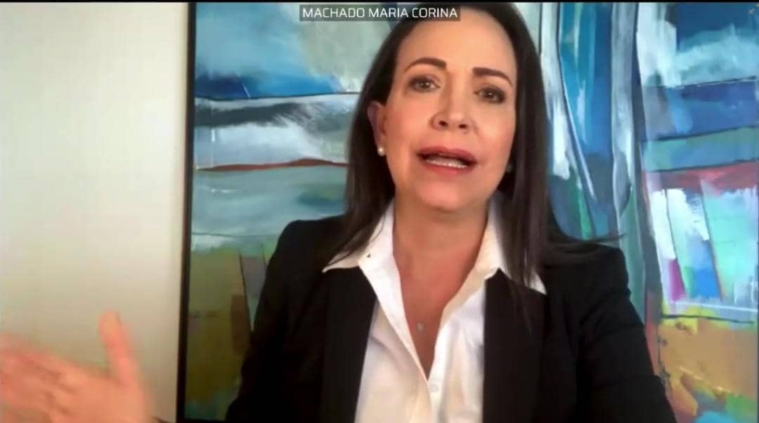María Corina propuso ante la Eurocámara elegir una nueva dirección política en Venezuela