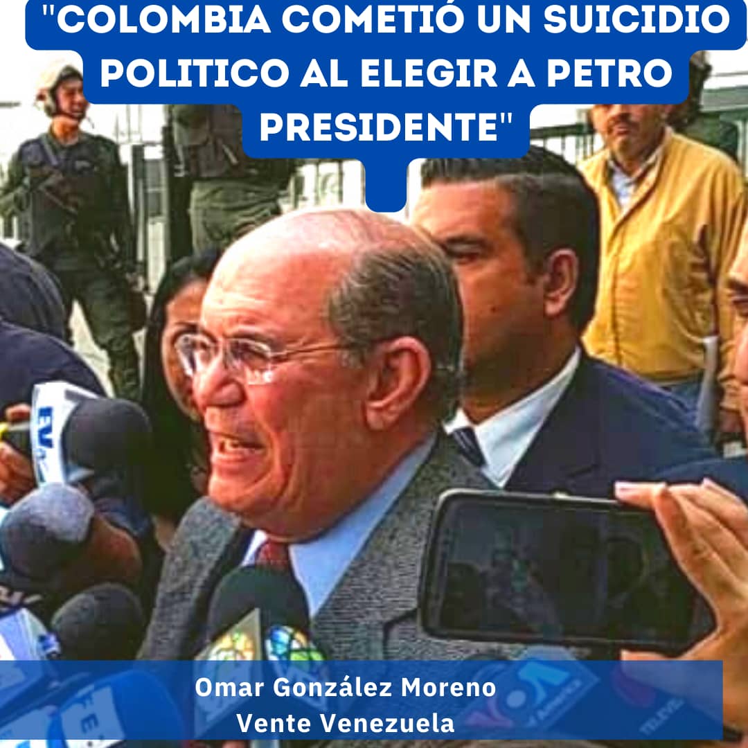 Omar González: Colombia cometió un suicidio político al elegir a Petro presidente