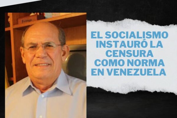 Al celebrarse el Día del Periodista, el dirigente nacional de Vente Venezuela y reconocido comunicador social, Omar González Moreno, aseveró que el “socialismo instauró la censura como una norma para la sociedad venezolana”.