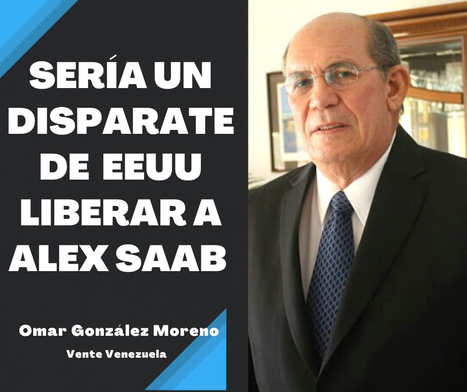 Omar González: Sería un disparate de EEUU liberar a Alex Saab