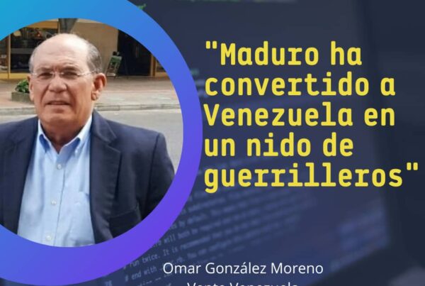 Omar González: Maduro ha convertido a Venezuela en un nido de guerrilleros