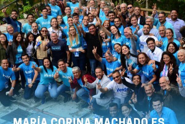 “María Corina Machado es la esperanza de Venezuela; la esperanza de los ciudadanos que quieren un cambio, de los venezolanos que quieren vivir mejor y en libertad.