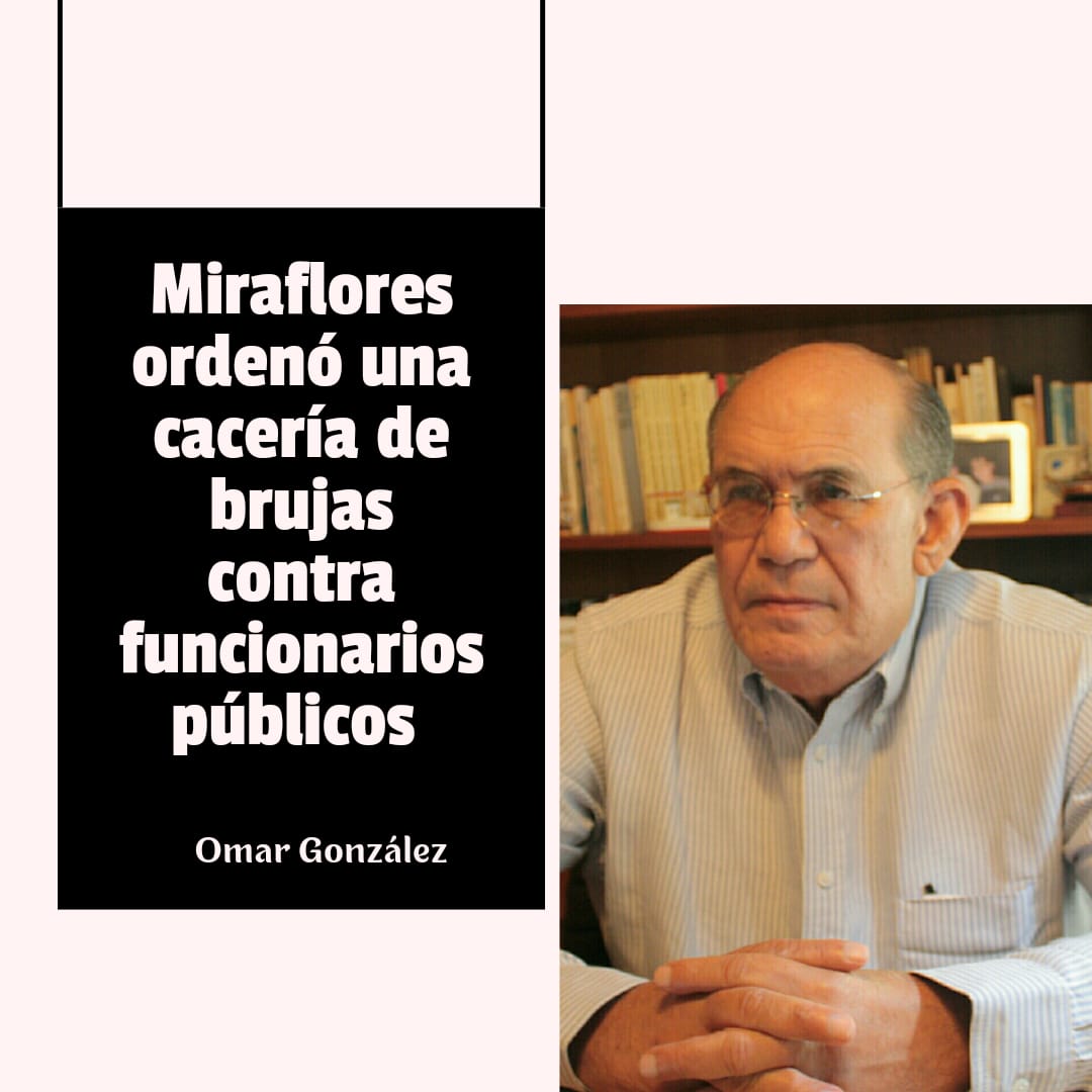 Omar González: Miraflores ordenó una cacería de brujas contra funcionarios públicos