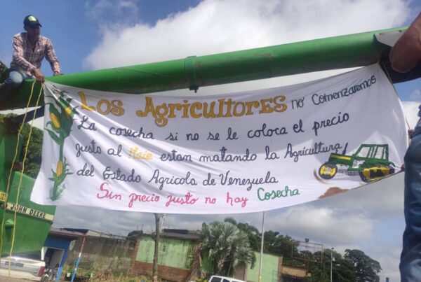 Vente Araure y Páez acompaña protesta del sector agrícola de Portuguesa