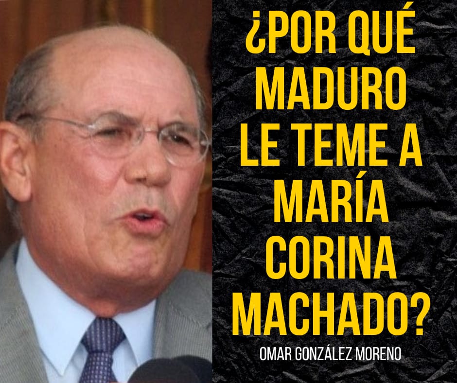 ¡LAS RODILLAS LE TIEMBLAN! Omar González explica por qué Maduro le teme a María Corina 