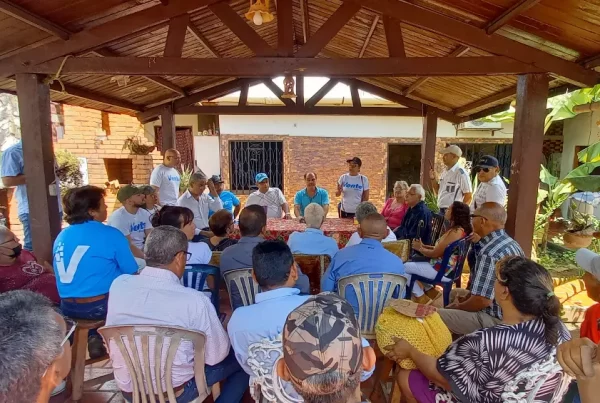 En Upata crece cada día el respaldo al liderazgo de María Corina