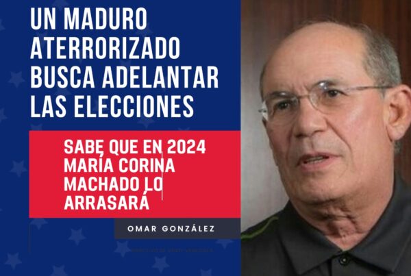 Omar González: Un Maduro atemorizado busca adelantar elecciones