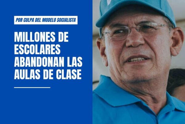 Omar González: Millones de escolares abandonan las aulas de clase
