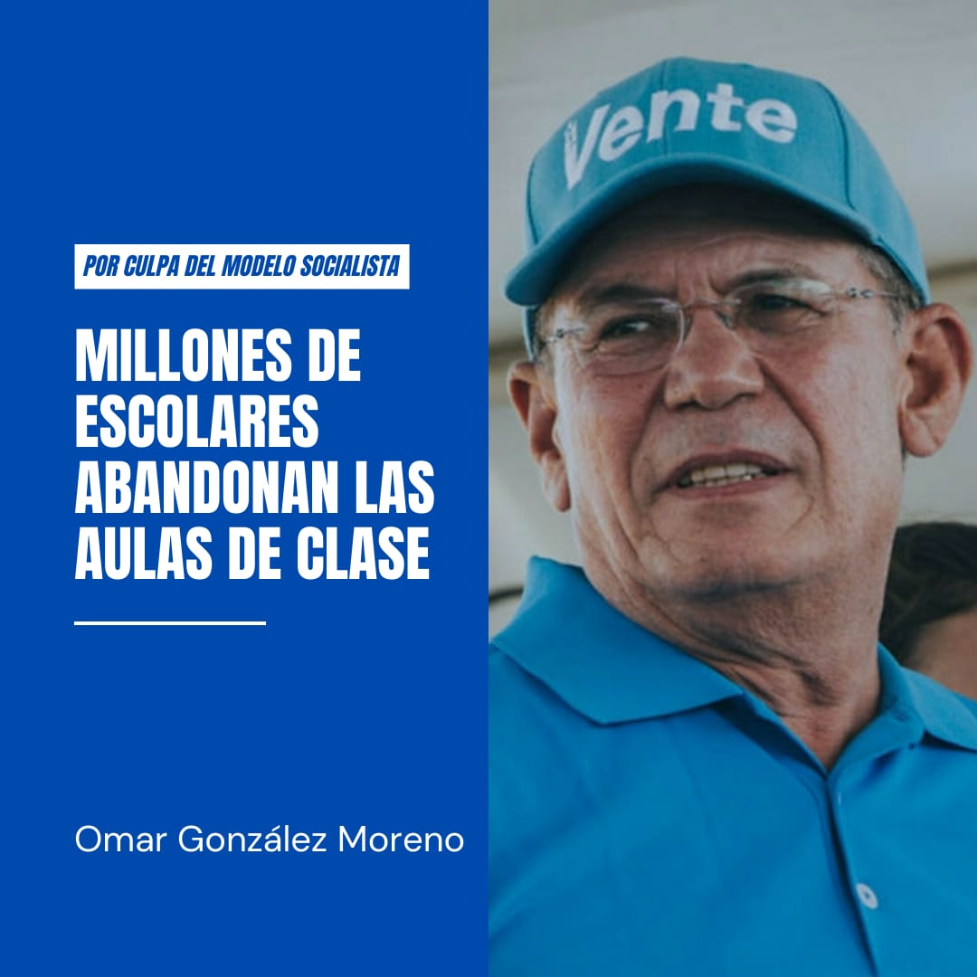 Omar González: Millones de escolares abandonan las aulas de clase