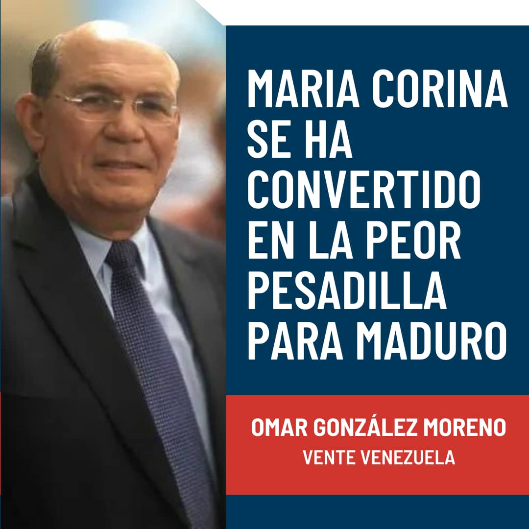 Omar González: María Corina se ha convertido en la peor pesadilla para Maduro