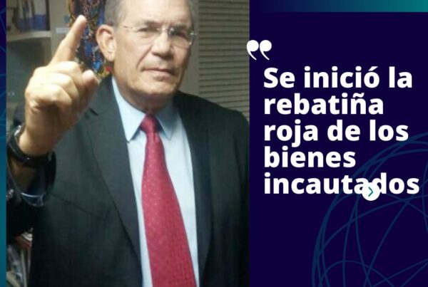 Omar González: Se inició la rebatiña roja de los bienes incautados