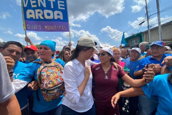 María Corina desde su recorrido en Yaritagua