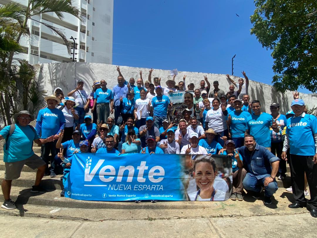 Vente Nueva Esparta consolida liderazgo de María Corina en el municipio Mariño