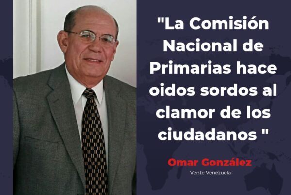 Omar González: Comisión de Primaria hace oídos sordos al clamor de los ciudadanos