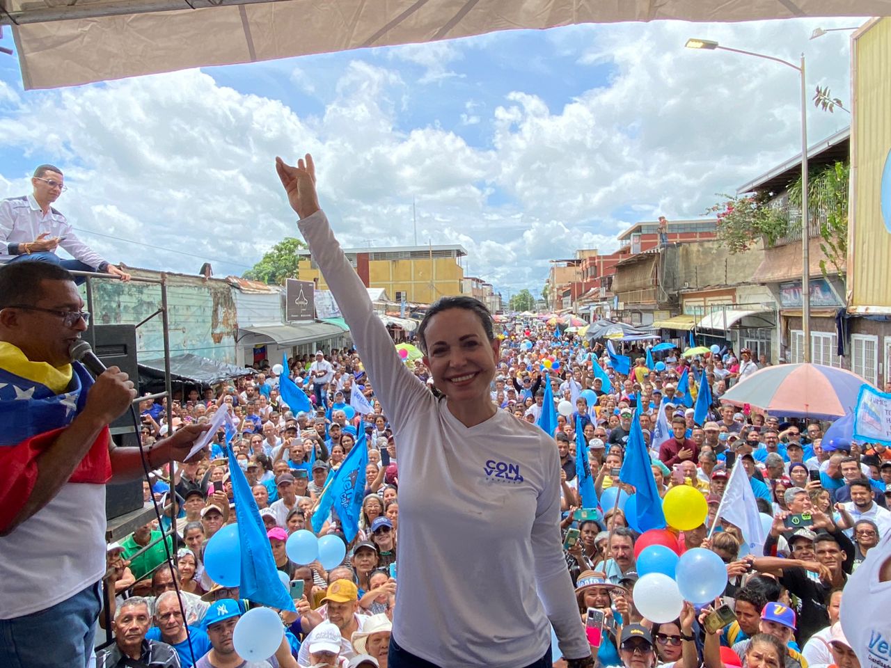María Corina desde Cojedes: Mídanse y dejen el miedo al pueblo de Venezuela