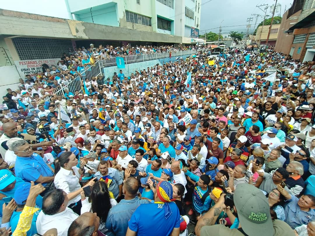 María Corina desde Lara: Para derrotar a la tiranía y cobrar, el líder lo escogerá la gente