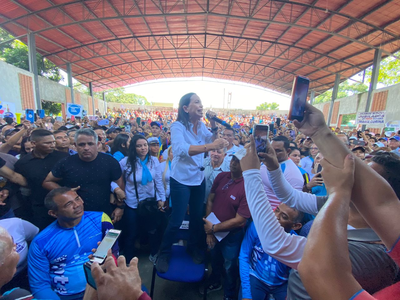 María Corina desde Barinas: Inhabilitación del régimen es inútil y demuestra que están derrotados