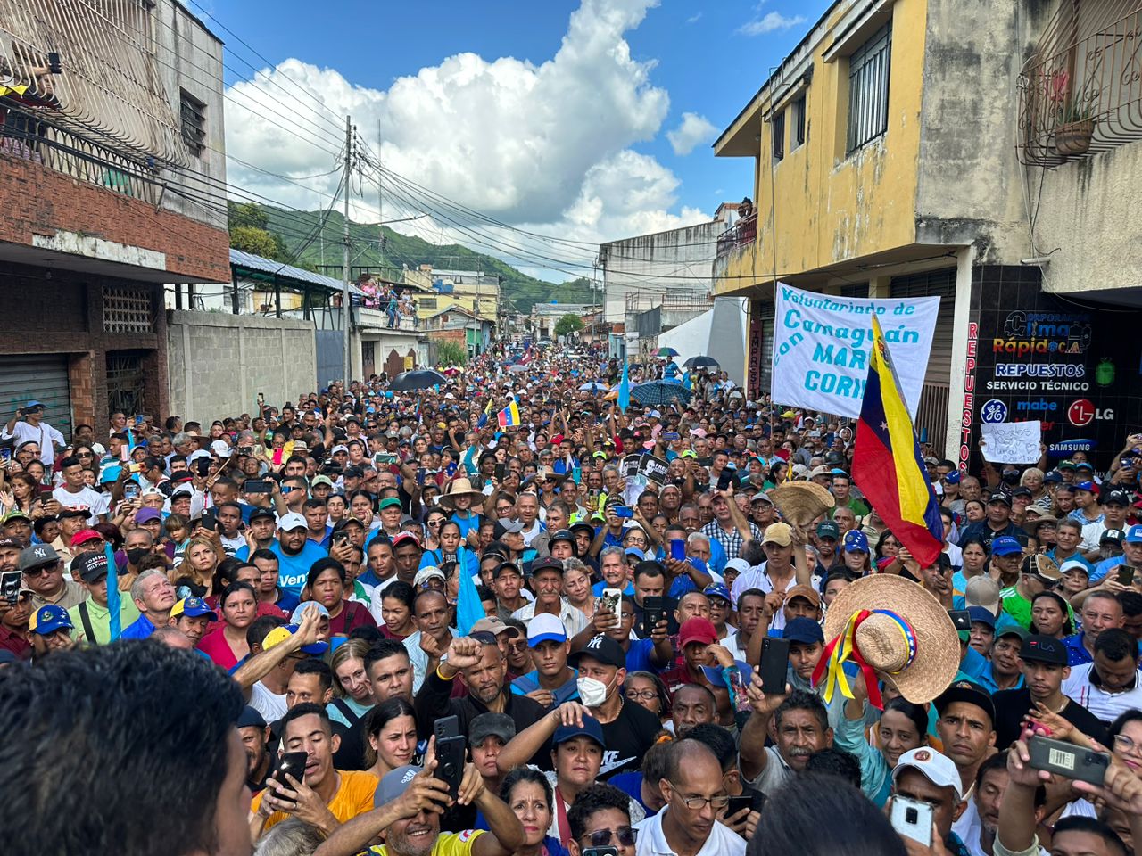 María Corina desde San Juan de Los Morros: Venezuela ya cambió y vamos a cobrarle al régimen en el 2024