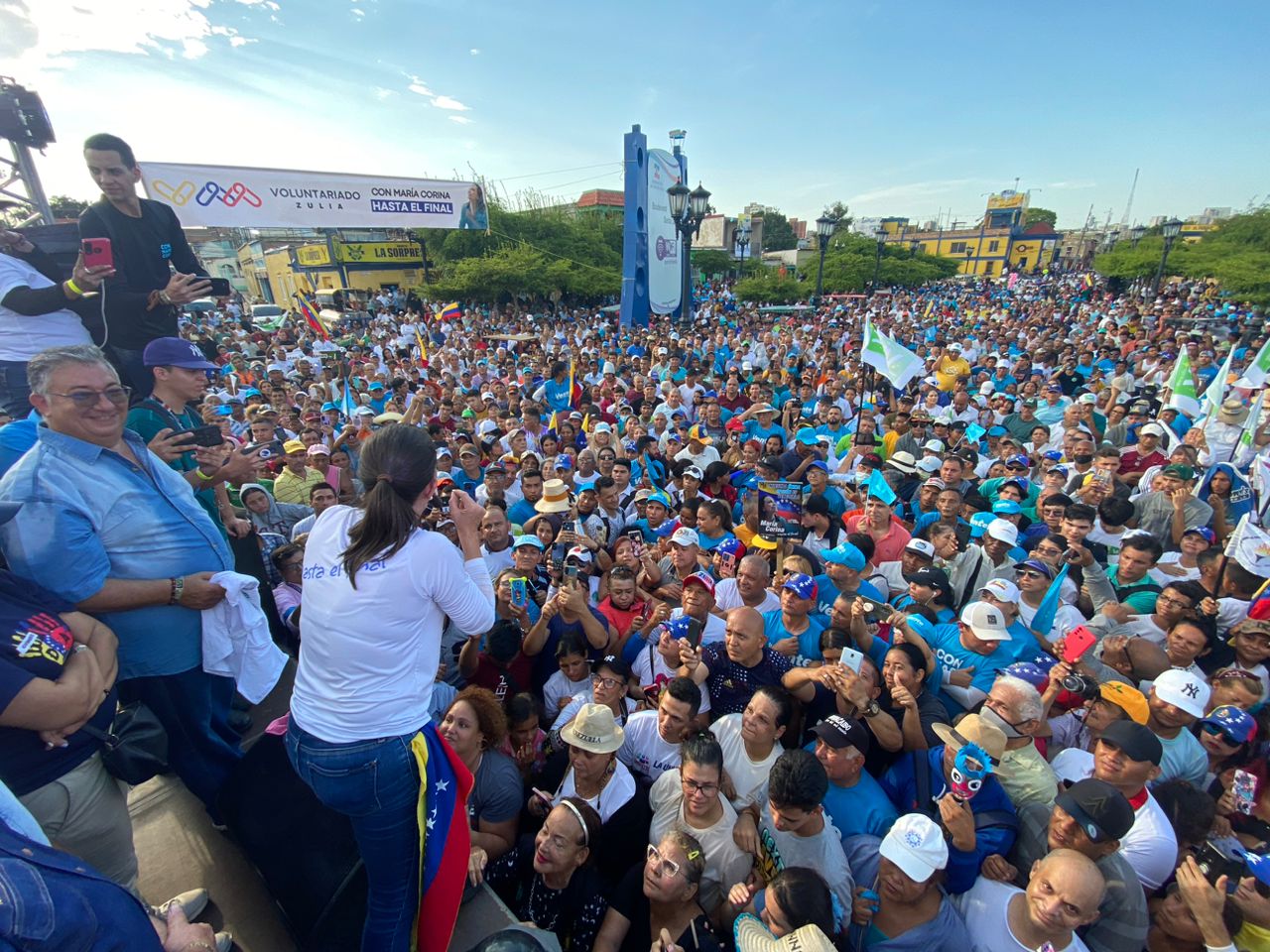 María Corina desde Maracaibo: Voy a ganar las primarias para inscribirme en las presidenciales y derrotar a Maduro en 2024