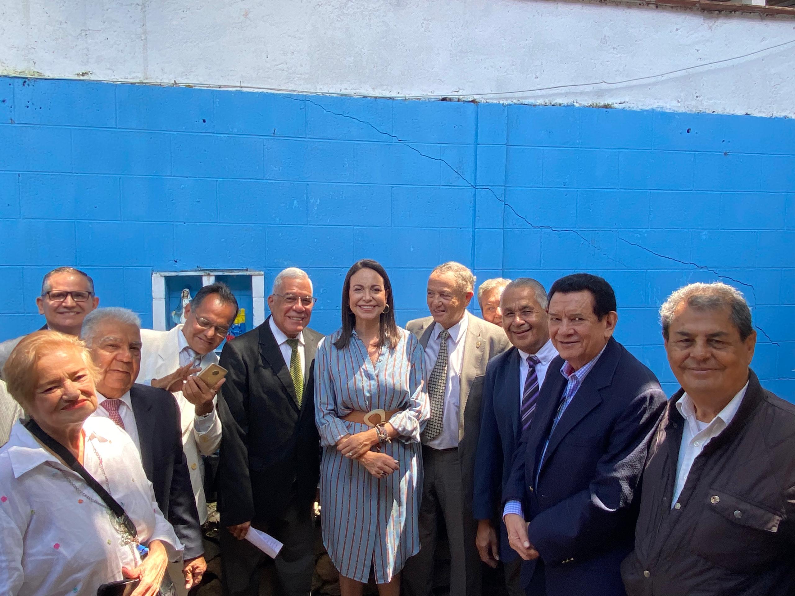 María Corina recibe respaldo de Defensores Populares de la Nueva República