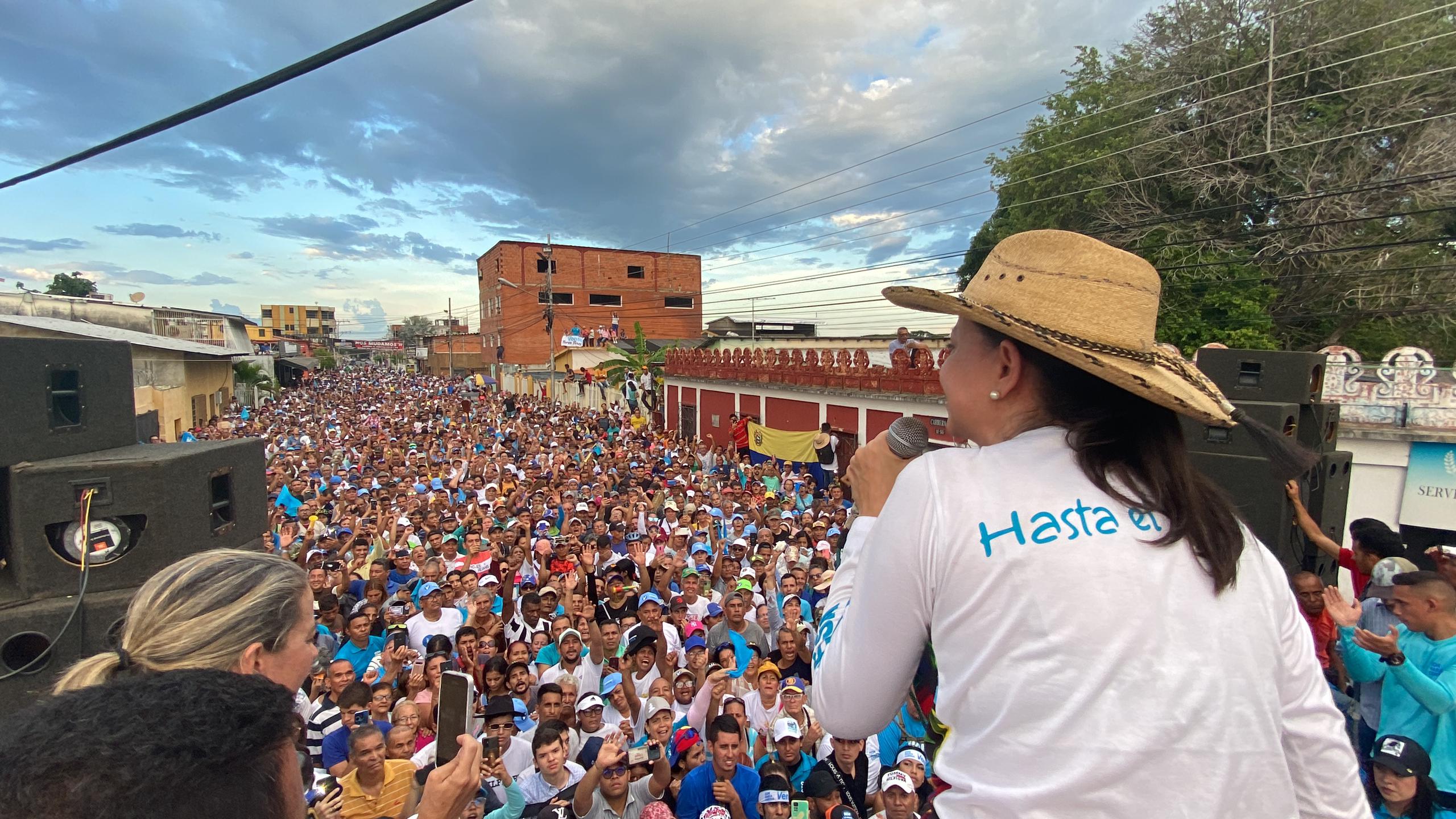 #ENFOTOS | Retumbó Guanare en el cierre de campaña de María Corina en Portuguesa