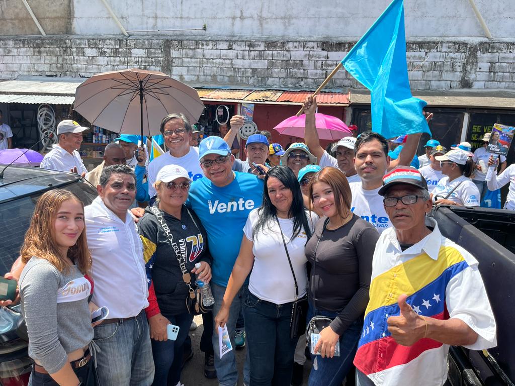 Comando María Corina en Bolívar toma las calles de San Félix
